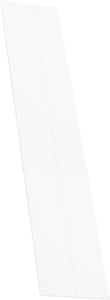 Pre-Cut Clear Return Label Strip, 3" x 16" BOPP Film Strips, 2.6mil Thickness